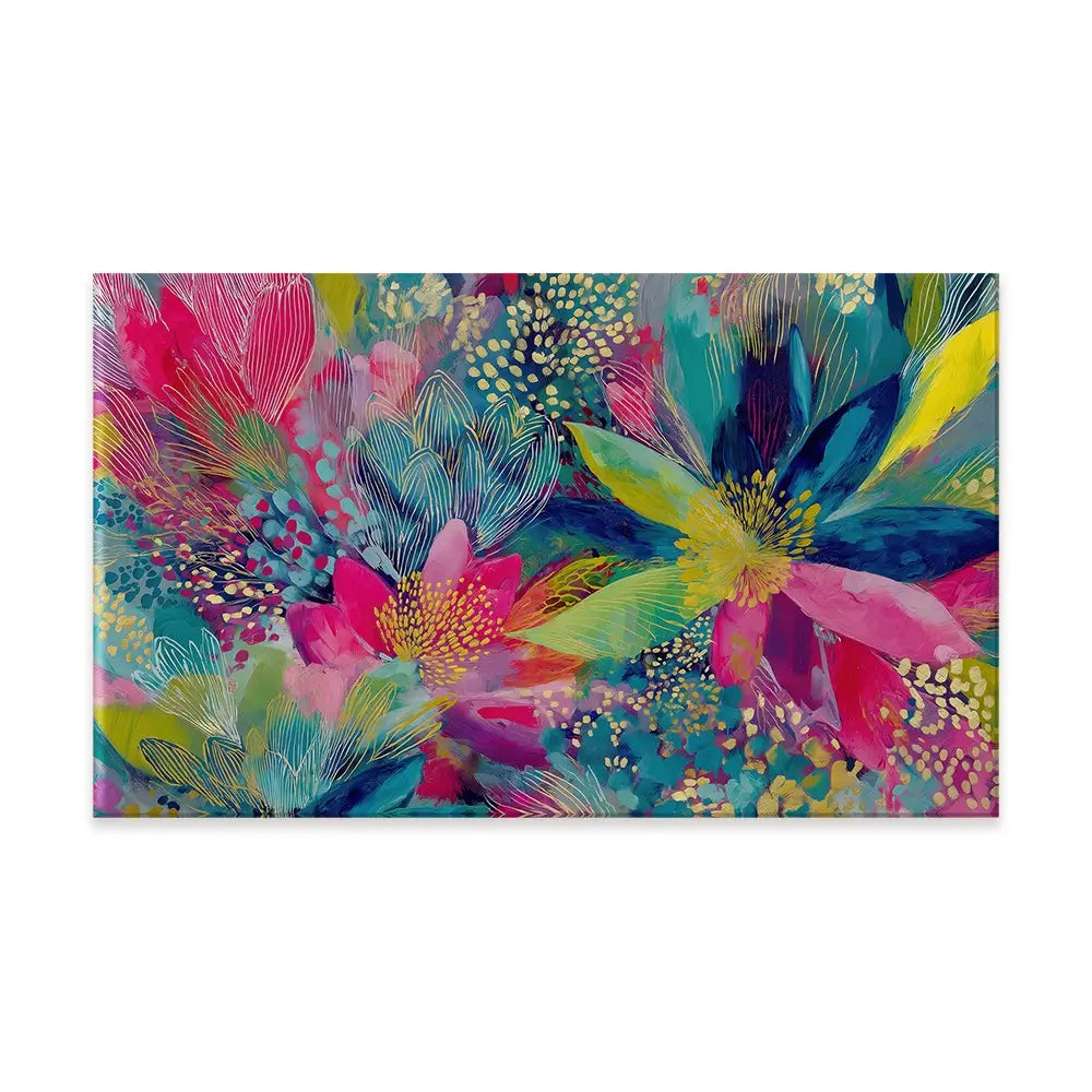 Garden In Colours Canvas Print Garden In Colours Canvas Print wall art product Chromatic Storm Studio