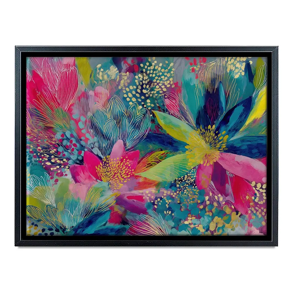 Garden In Colours Canvas Print Garden In Colours Canvas Print wall art product Chromatic Storm Studio