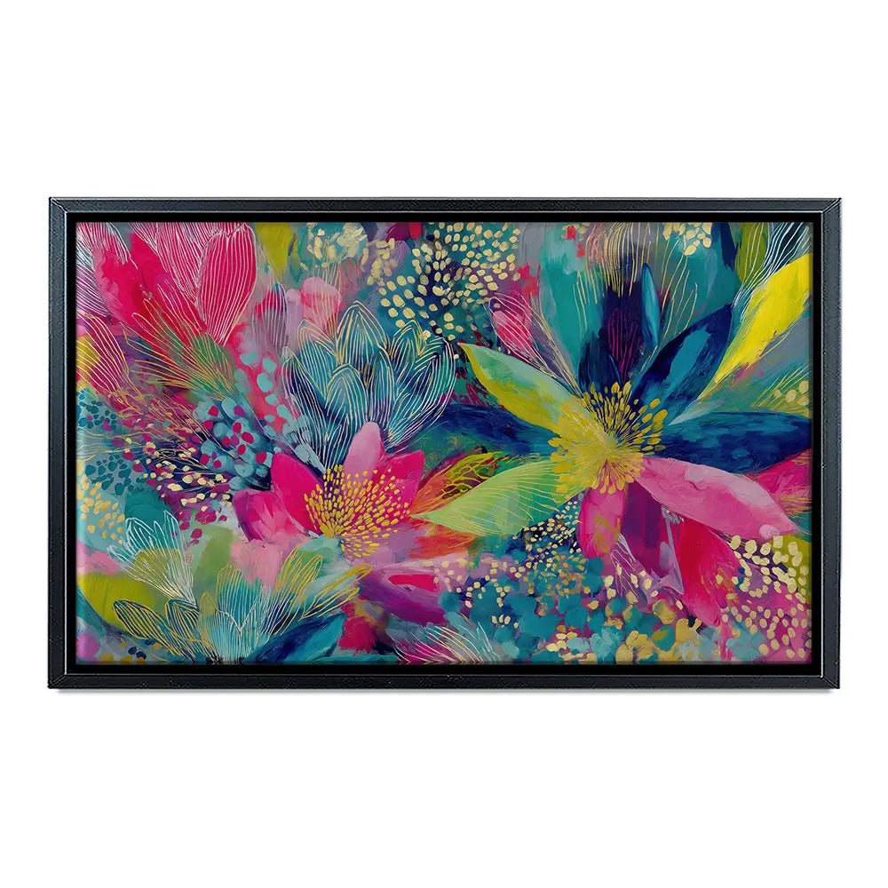 Garden In Colours Canvas Print Garden In Colours Canvas Print wall art product Chromatic Storm Studio
