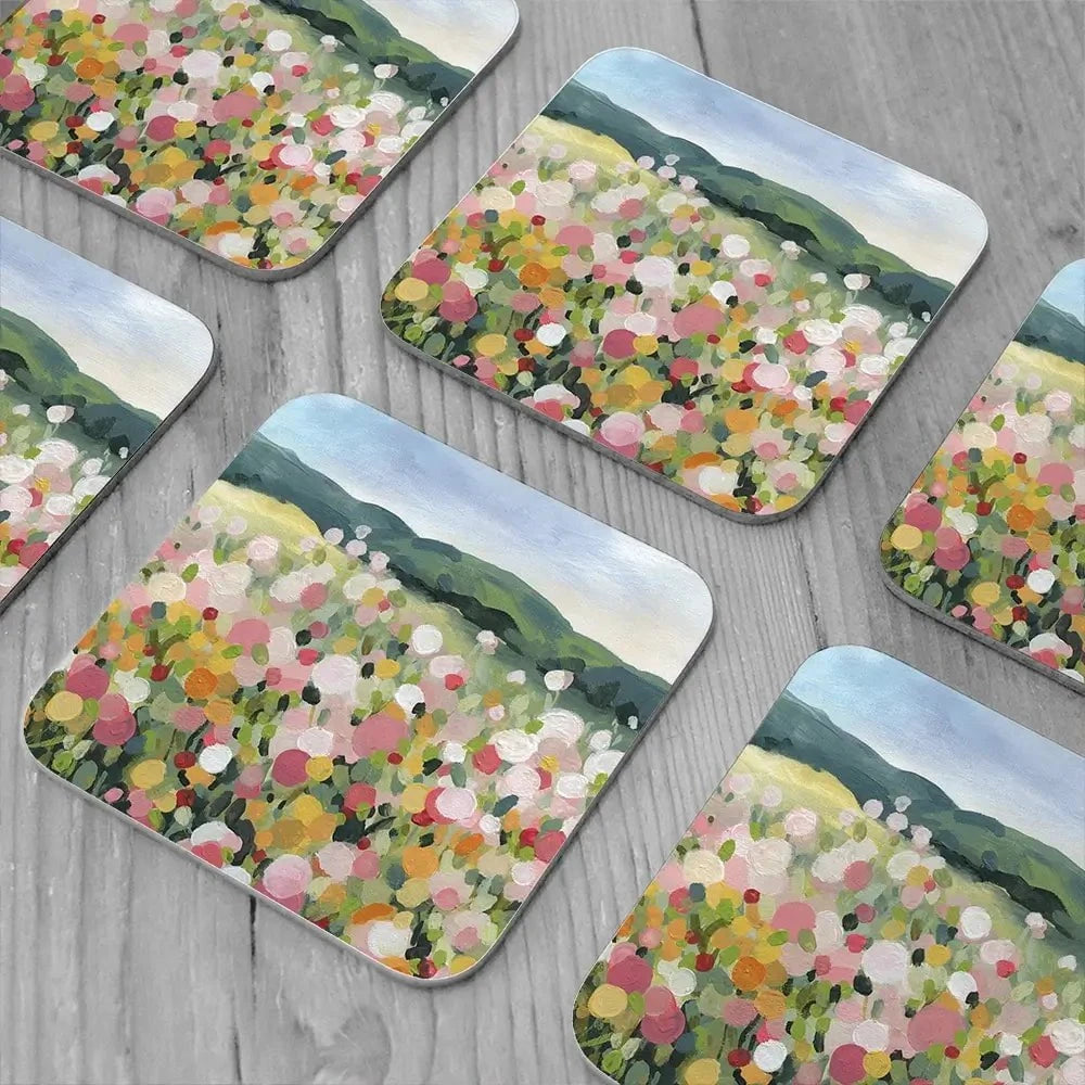 Garden Party Coaster Set Garden Party Coaster Set wall art product Carol Robinson
