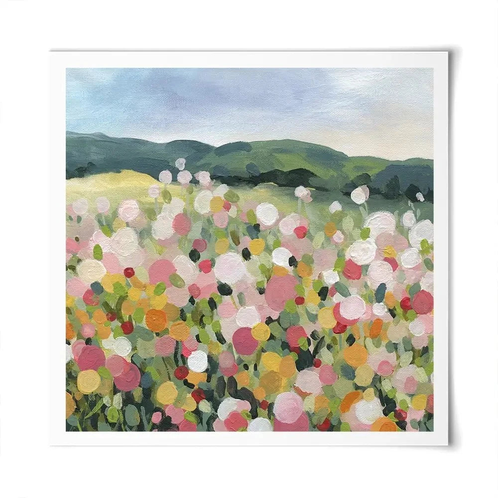 Garden Party Square Art Print Garden Party Square Art Print wall art product Carol Robinson