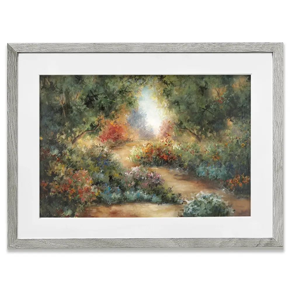 Garden Pathway Framed Art Print Garden Pathway Framed Art Print wall art product Carol Robinson
