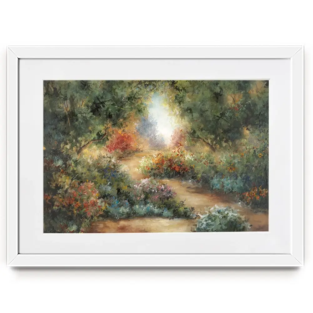 Garden Pathway Framed Art Print Garden Pathway Framed Art Print wall art product Carol Robinson