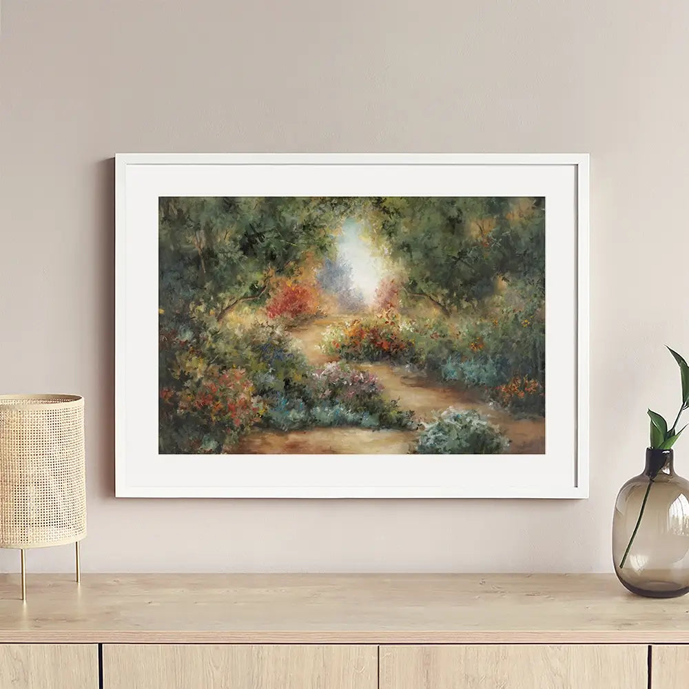 Garden Pathway Framed Art Print Garden Pathway Framed Art Print wall art product Carol Robinson