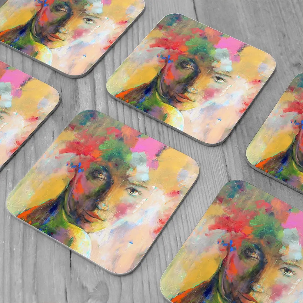 Gaze Coaster Set Gaze Coaster Set wall art product Studio Paint-Ing