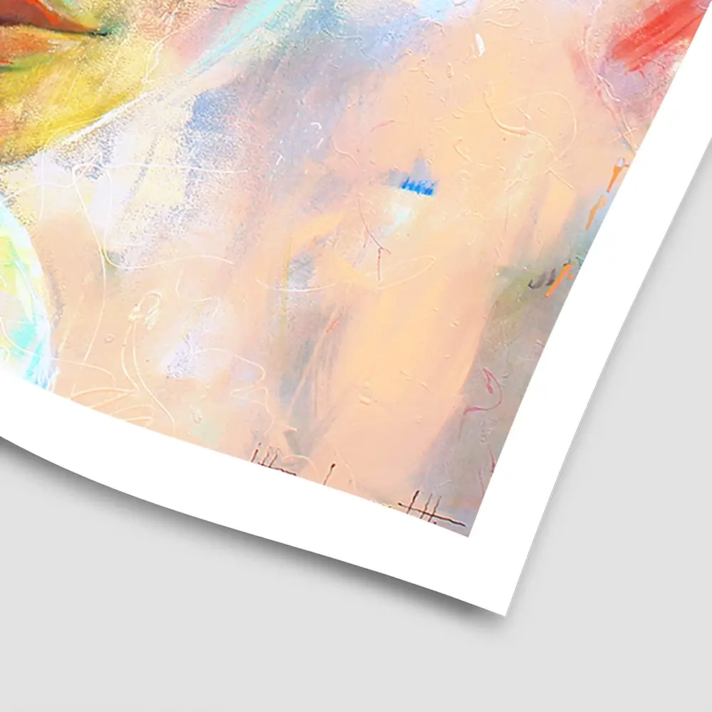 Gaze Square Art Print Gaze Square Art Print wall art product Studio Paint-Ing