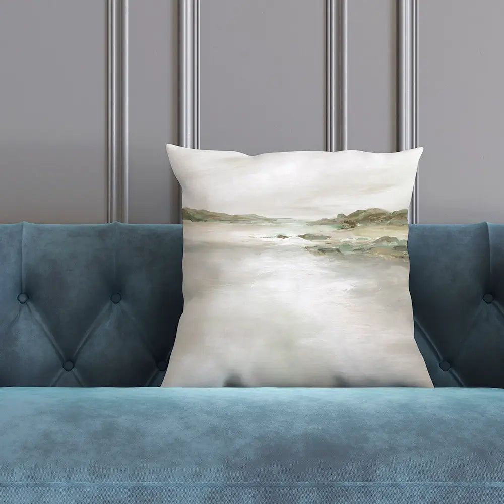 Gentle Coastline Cushion Gentle Coastline Cushion wall art product Carol Robinson