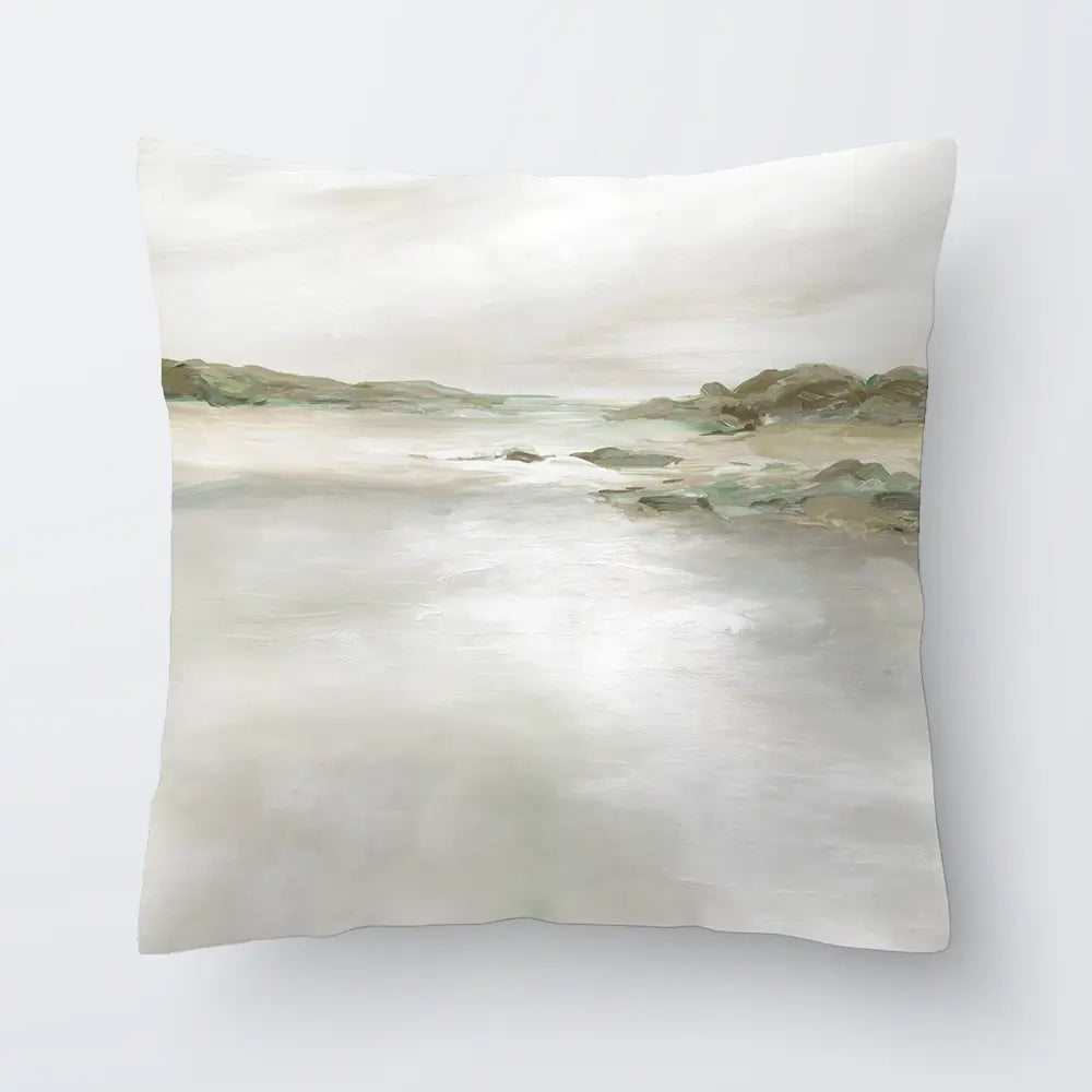 Gentle Coastline Cushion Gentle Coastline Cushion wall art product Carol Robinson
