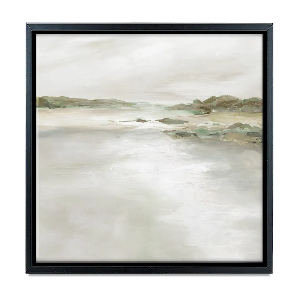 Gentle Coastline Square Canvas Print Gentle Coastline Square Canvas Print wall art product Carol Robinson