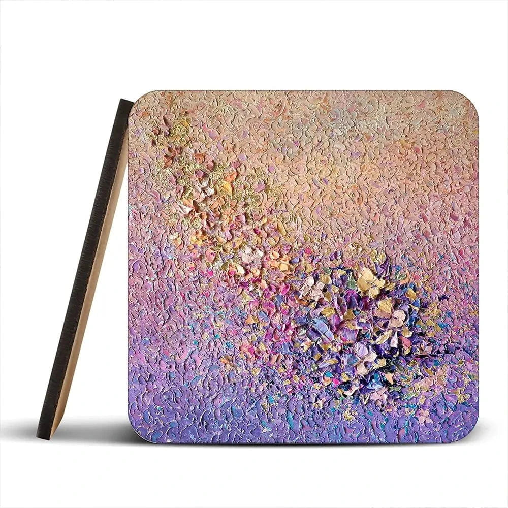 Gentle Flutter Coaster Set Gentle Flutter Coaster Set wall art product Nada Khatib