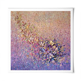 Gentle Flutter Square Art Print Gentle Flutter Square Art Print wall art product Nada Khatib