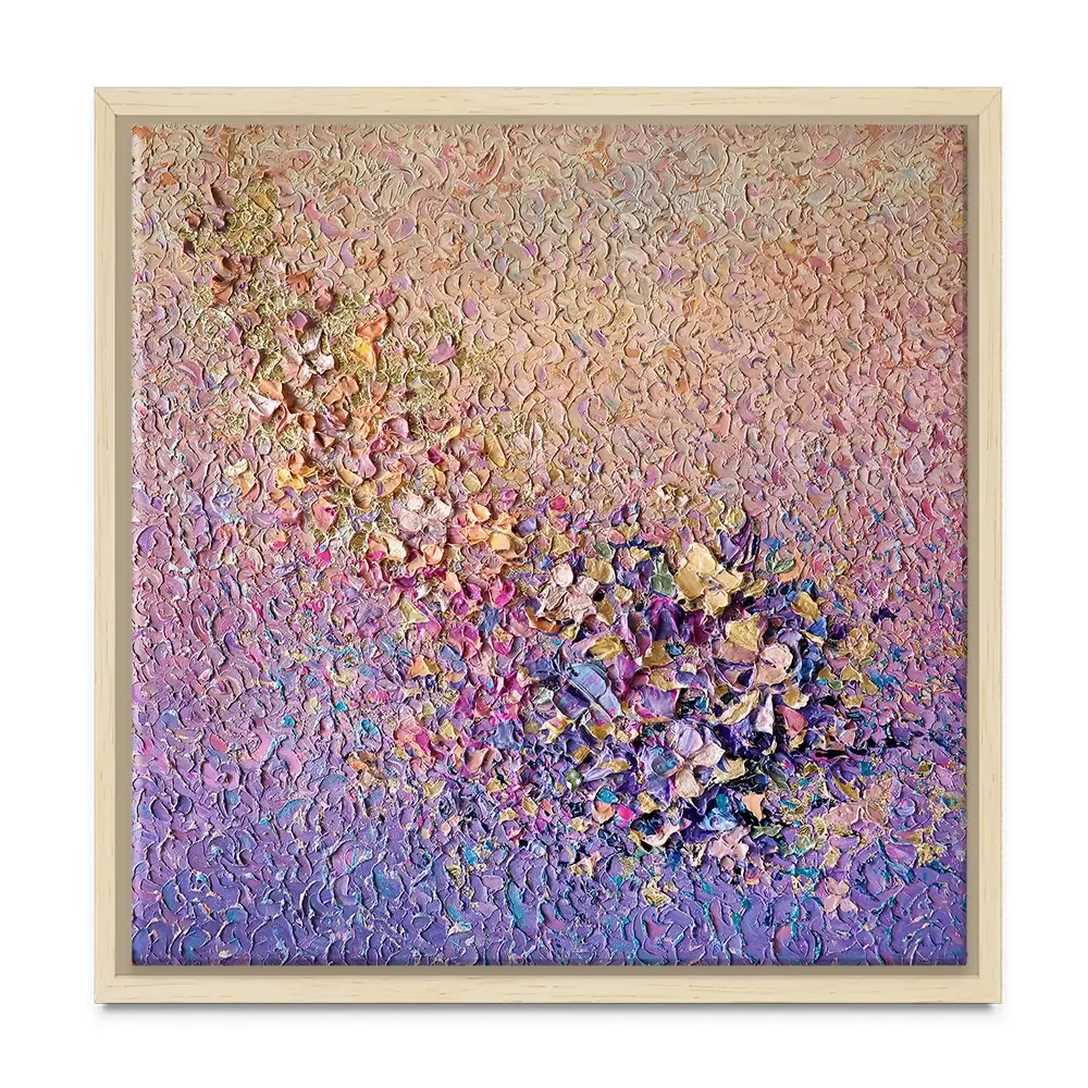 Gentle Flutter Square Canvas Print Gentle Flutter Square Canvas Print wall art product Nada Khatib