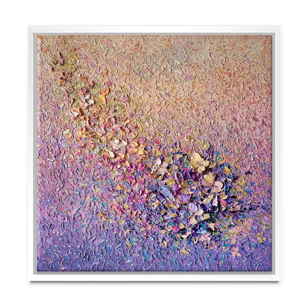 Gentle Flutter Square Canvas Print Gentle Flutter Square Canvas Print wall art product Nada Khatib