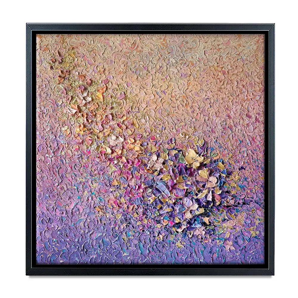 Gentle Flutter Square Canvas Print Gentle Flutter Square Canvas Print wall art product Nada Khatib