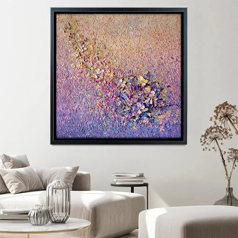 Gentle Flutter Square Canvas Print Gentle Flutter Square Canvas Print wall art product Nada Khatib