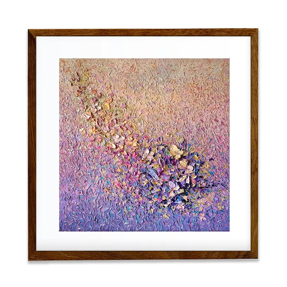 Gentle Flutter Square Framed Art Print Gentle Flutter Square Framed Art Print wall art product Nada Khatib