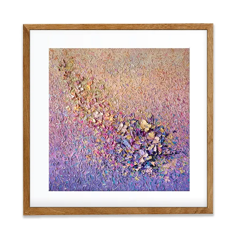 Gentle Flutter Square Framed Art Print Gentle Flutter Square Framed Art Print wall art product Nada Khatib