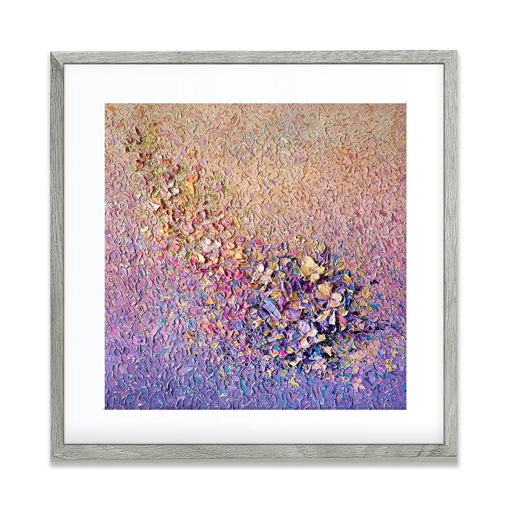 Gentle Flutter Square Framed Art Print Gentle Flutter Square Framed Art Print wall art product Nada Khatib