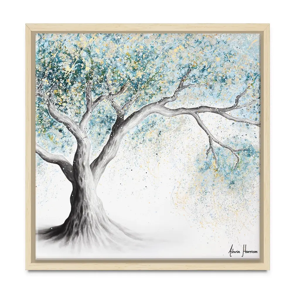 Gentle Frost Tree Square Canvas Print Gentle Frost Tree Square Canvas Print wall art product Ashvin Harrison