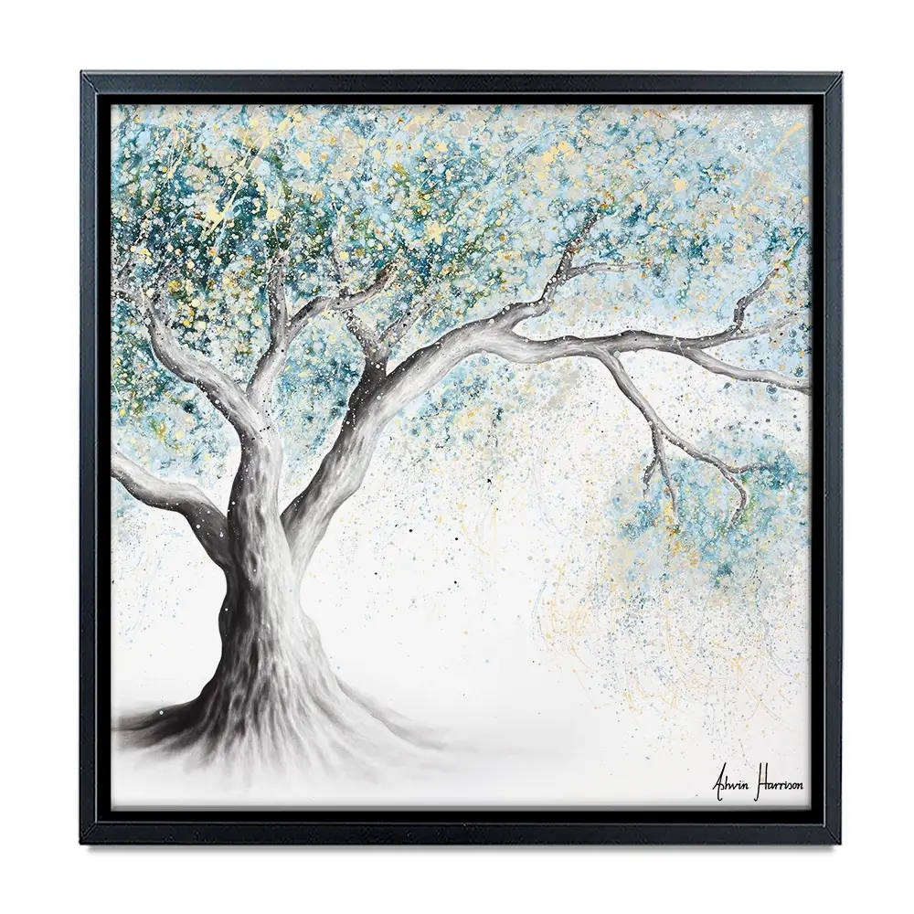 Gentle Frost Tree Square Canvas Print Gentle Frost Tree Square Canvas Print wall art product Ashvin Harrison