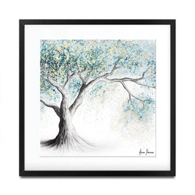 Gentle Frost Tree Square Framed Art Print Gentle Frost Tree Square Framed Art Print wall art product Ashvin Harrison