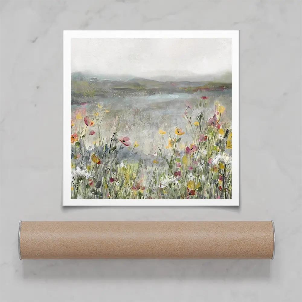 Gentle Rainstorm Square Art Print Gentle Rainstorm Square Art Print wall art product Carol Robinson