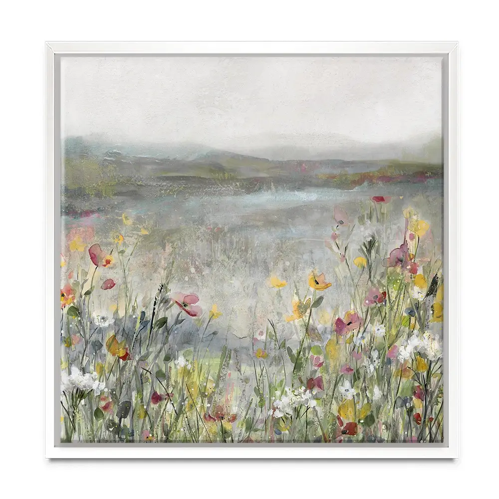 Gentle Rainstorm Square Canvas Print Gentle Rainstorm Square Canvas Print wall art product Carol Robinson