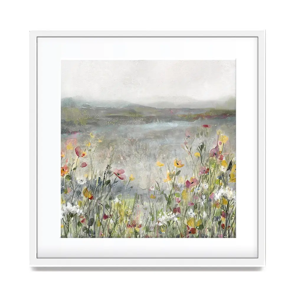 Gentle Rainstorm Square Framed Art Print Gentle Rainstorm Square Framed Art Print wall art product Carol Robinson