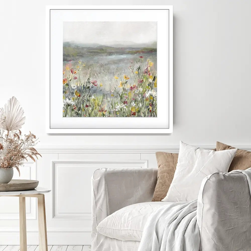 Gentle Rainstorm Square Framed Art Print Gentle Rainstorm Square Framed Art Print wall art product Carol Robinson