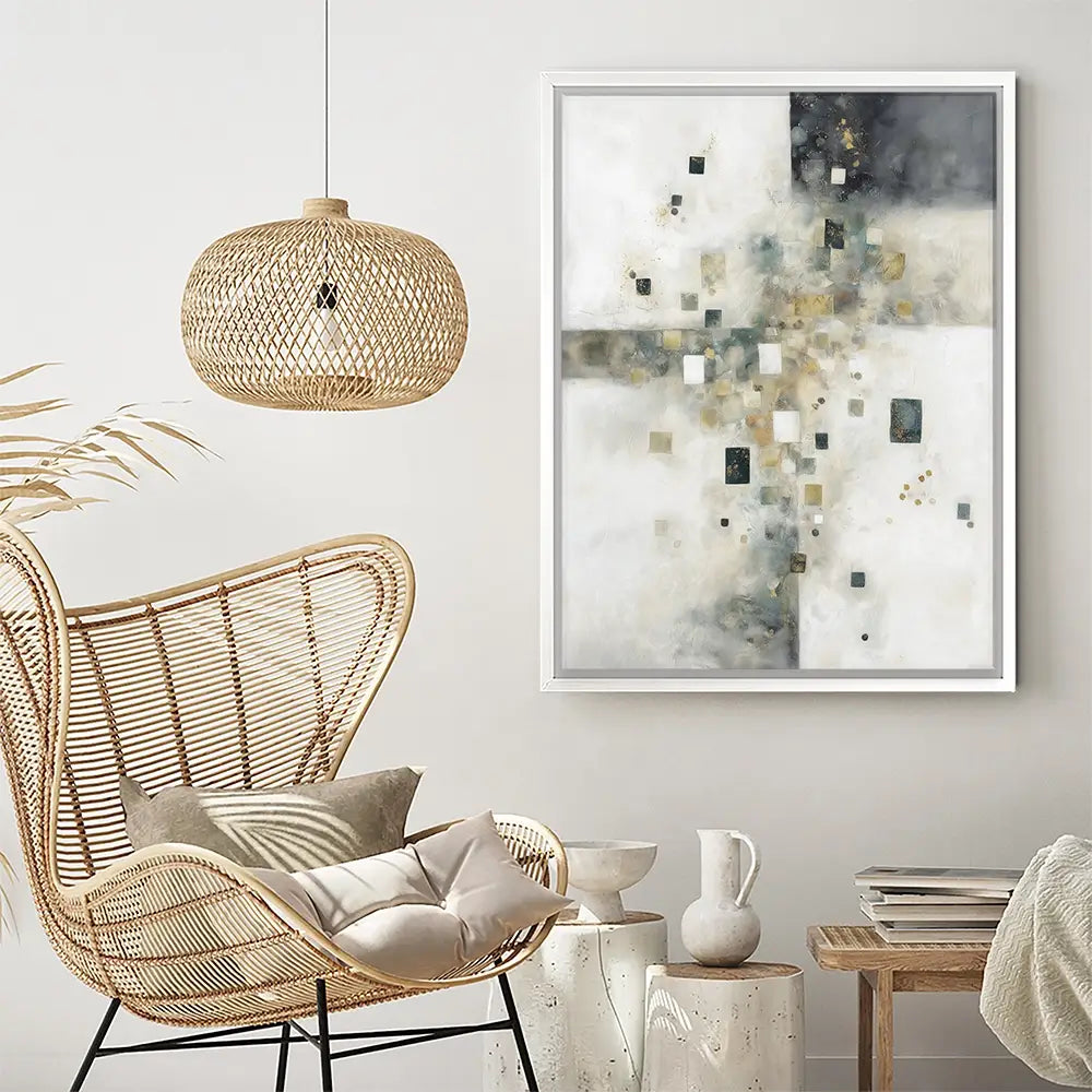 Geometric Cosmos 1 Canvas Print Geometric Cosmos 1 Canvas Print wall art product Chromatic Storm Studio