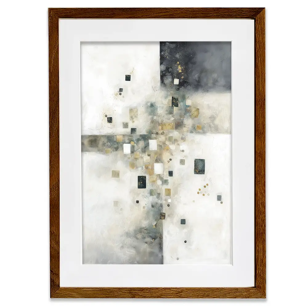 Geometric Cosmos 1 Framed Art Print Geometric Cosmos 1 Framed Art Print wall art product Chromatic Storm Studio