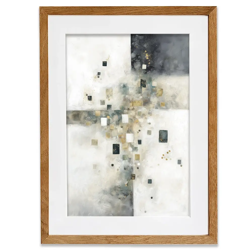 Geometric Cosmos 1 Framed Art Print Geometric Cosmos 1 Framed Art Print wall art product Chromatic Storm Studio