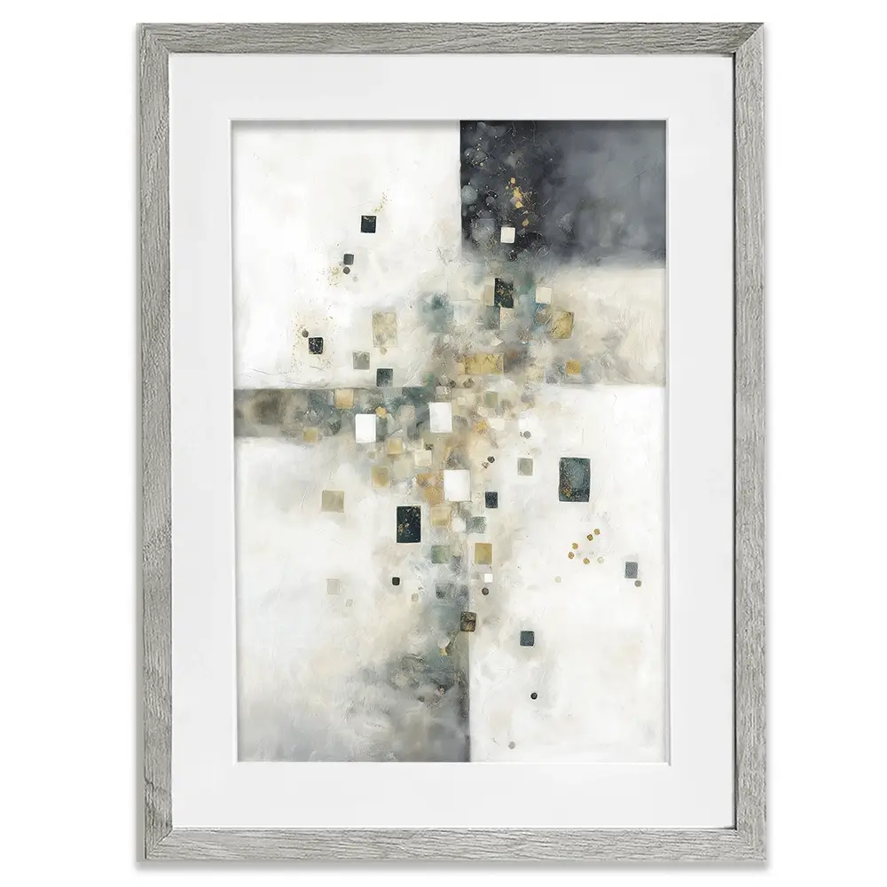 Geometric Cosmos 1 Framed Art Print Geometric Cosmos 1 Framed Art Print wall art product Chromatic Storm Studio