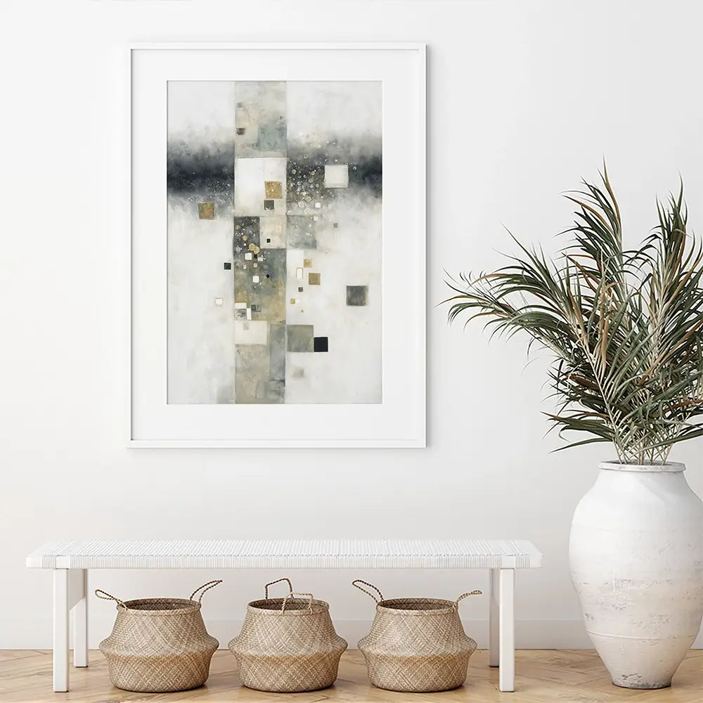 Geometric Cosmos 2 Framed Art Print Geometric Cosmos 2 Framed Art Print wall art product Chromatic Storm Studio