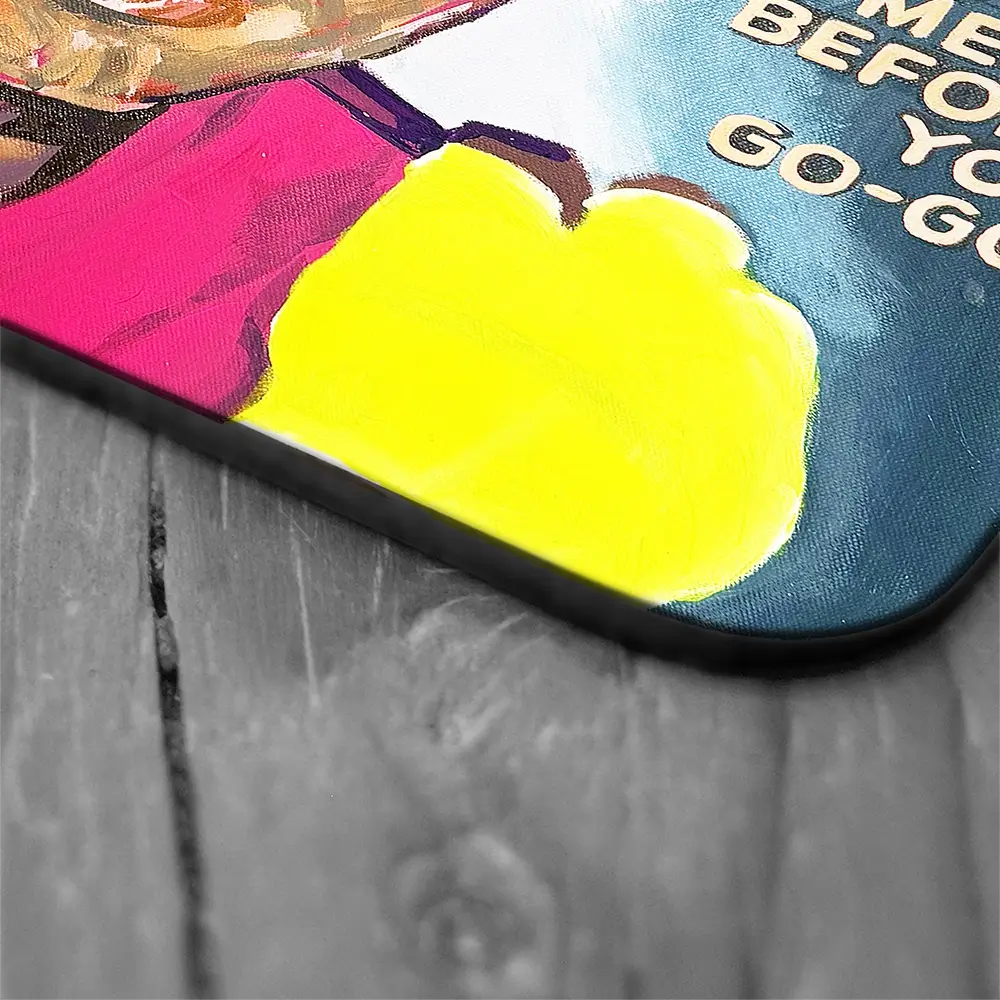 George Michael Blue Jeans Coaster Set George Michael Blue Jeans Coaster Set wall art product Juliet Stockton