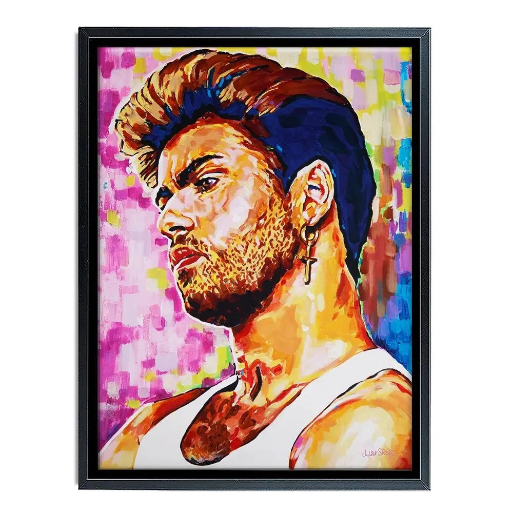 George Michael Canvas Print George Michael Canvas Print wall art product Juliet Stockton