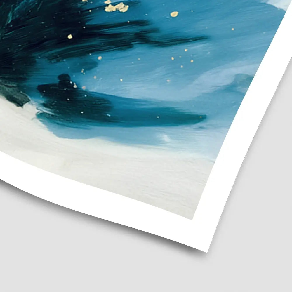 Gilded Anemone Duet Art Print Gilded Anemone Duet Art Print wall art product Chromatic Storm Studio