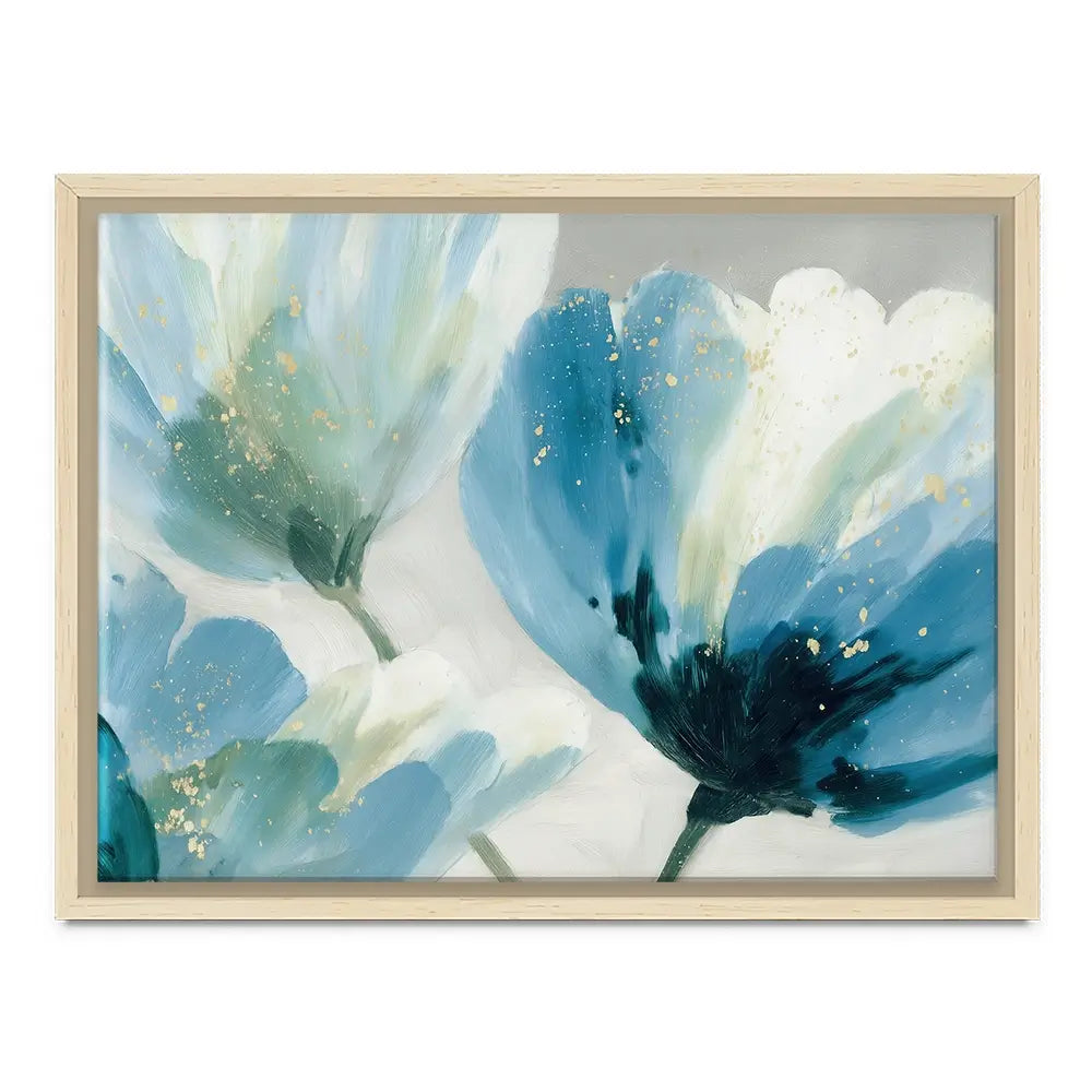 Gilded Anemone Duet Canvas Print Gilded Anemone Duet Canvas Print wall art product Chromatic Storm Studio