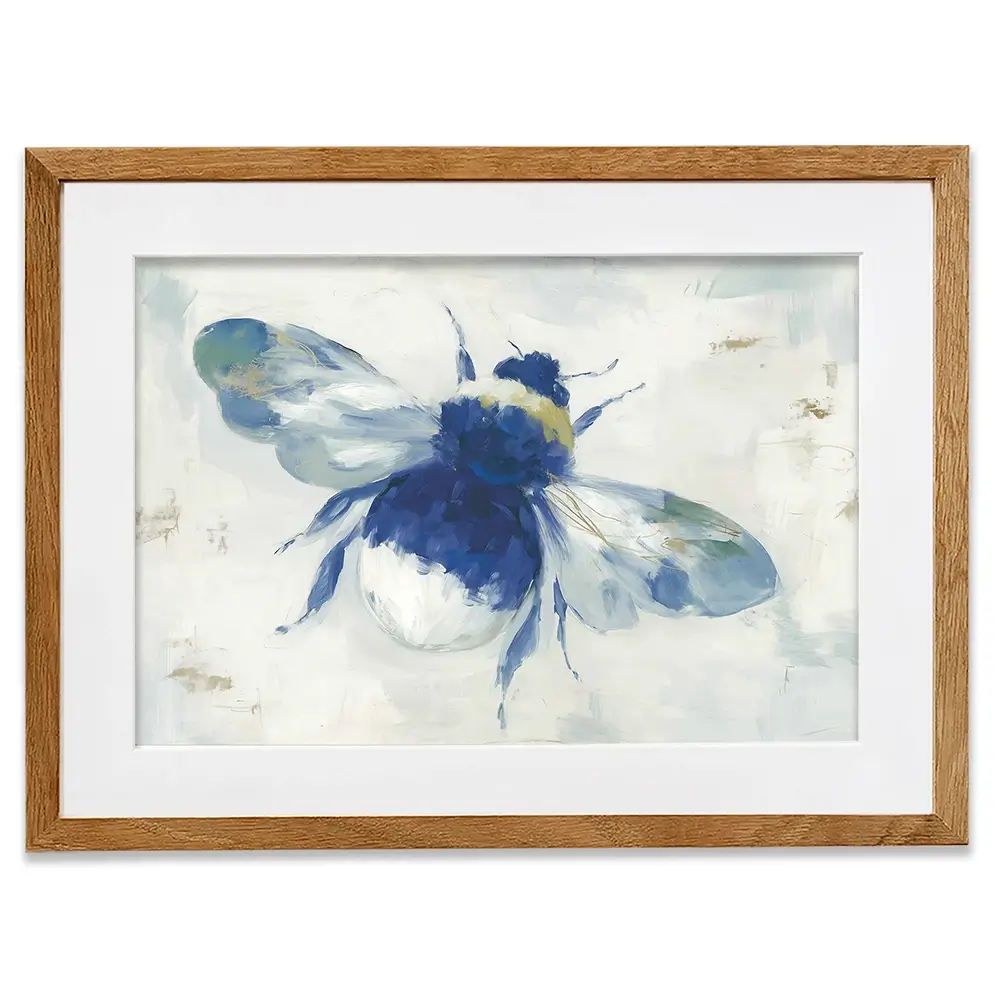 Gilded Bee Study Framed Art Print Gilded Bee Study Framed Art Print wall art product Chromatic Storm Studio