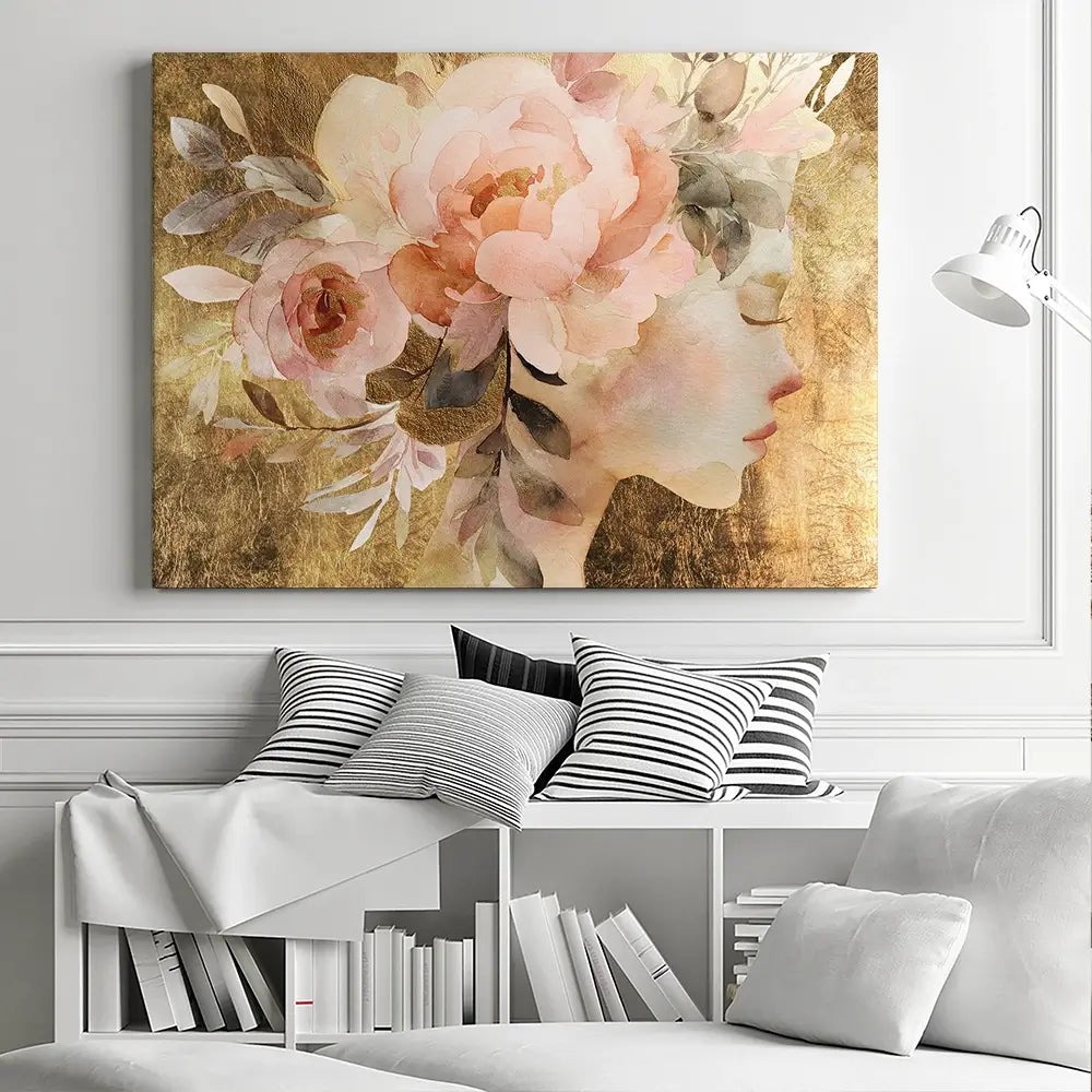Gilded Bloom Canvas Print Gilded Bloom Canvas Print wall art product Svetlana Aleynikova
