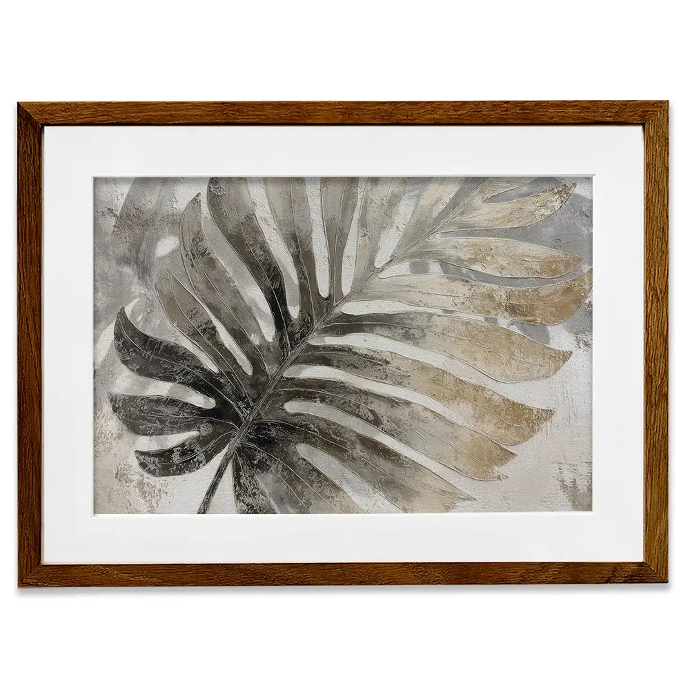 Gilded Frond Framed Art Print Gilded Frond Framed Art Print wall art product Svetlana Aleynikova