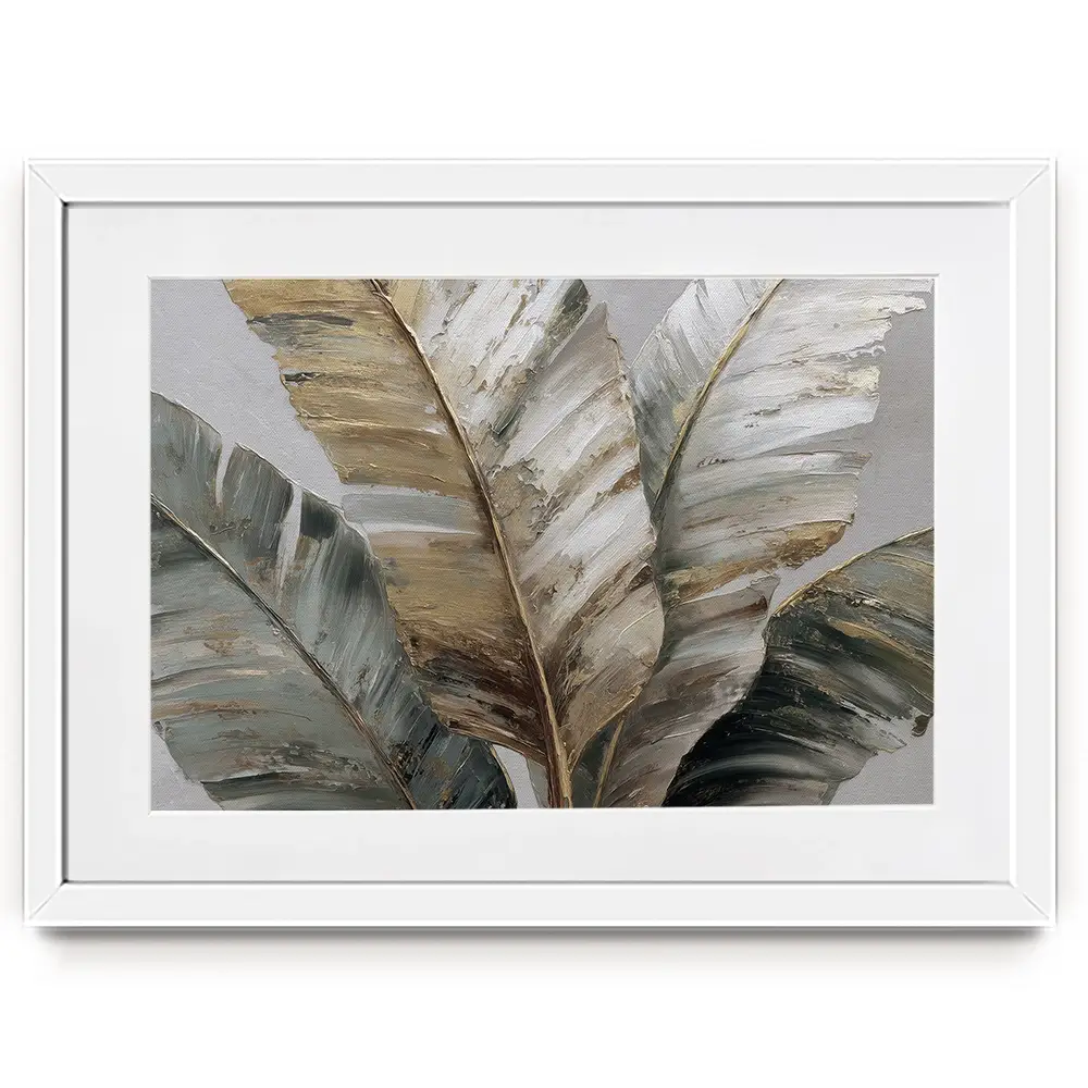 Gilded Leaves Framed Art Print Gilded Leaves Framed Art Print wall art product Svetlana Aleynikova
