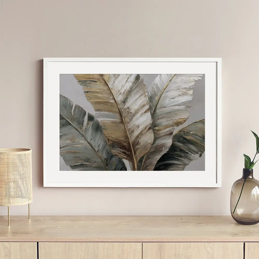 Gilded Leaves Framed Art Print Gilded Leaves Framed Art Print wall art product Svetlana Aleynikova