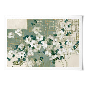 Gilded Maze Blooms Art Print Gilded Maze Blooms Art Print wall art product Chromatic Storm Studio
