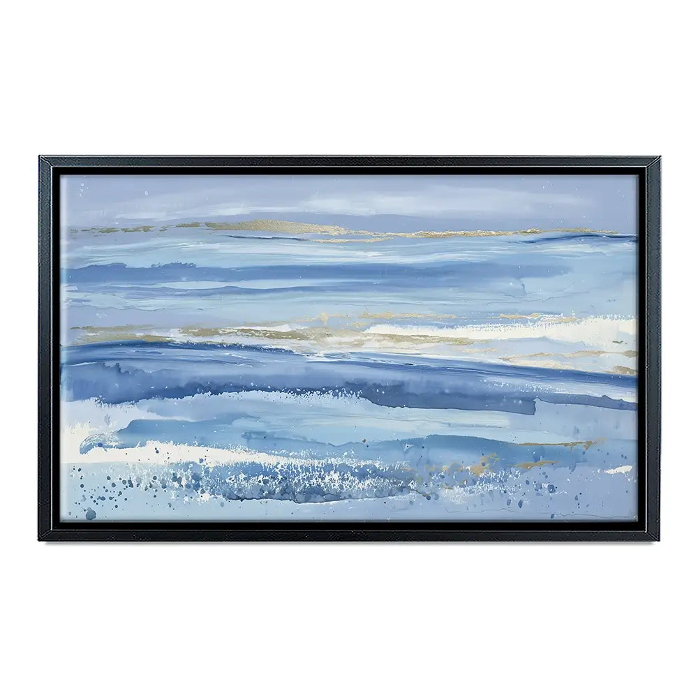Gilded Sea Horizon Canvas Print Gilded Sea Horizon Canvas Print wall art product Chromatic Storm Studio