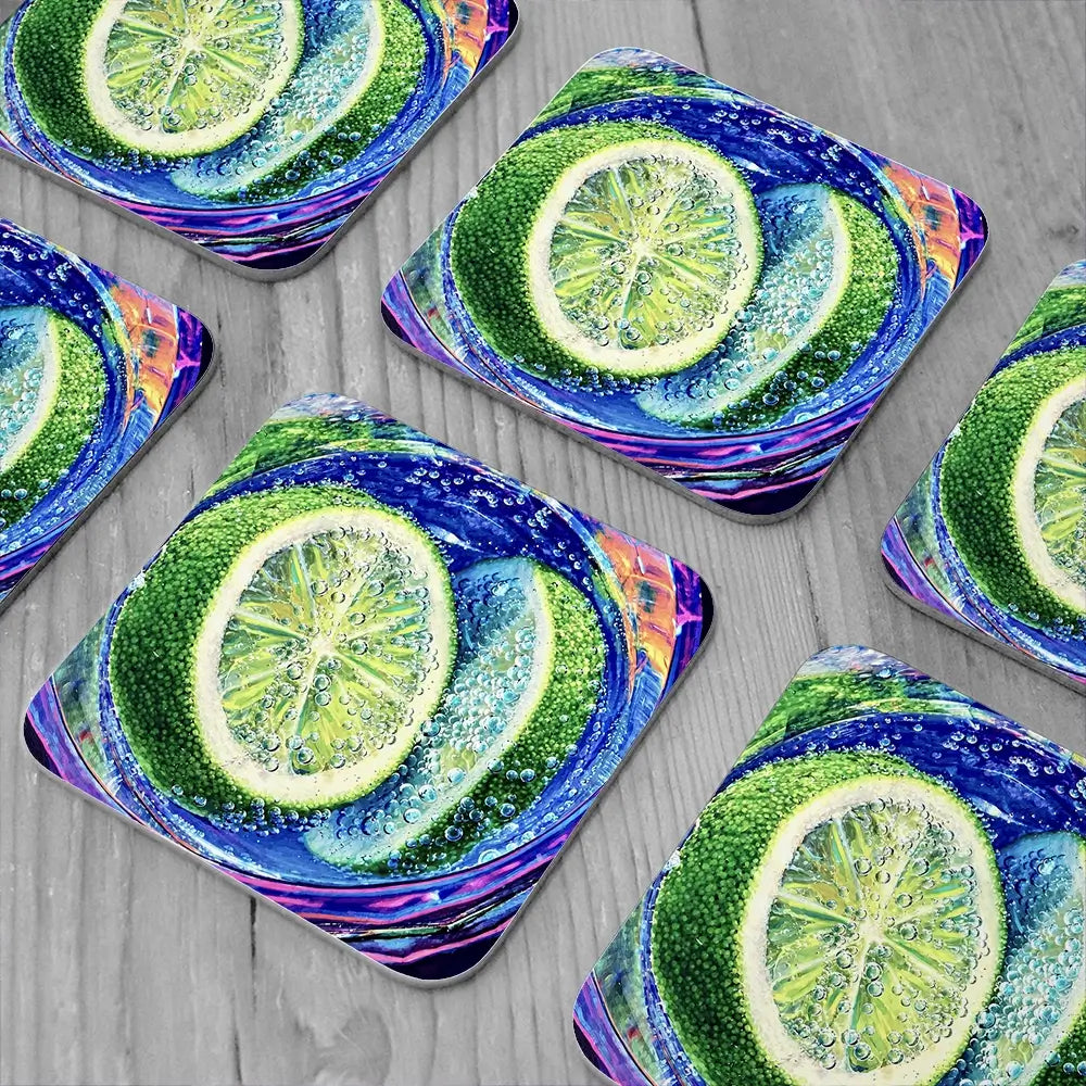 Gin And Tonic Cocktail Coaster Set Gin And Tonic Cocktail Coaster Set wall art product David Alexander Elder