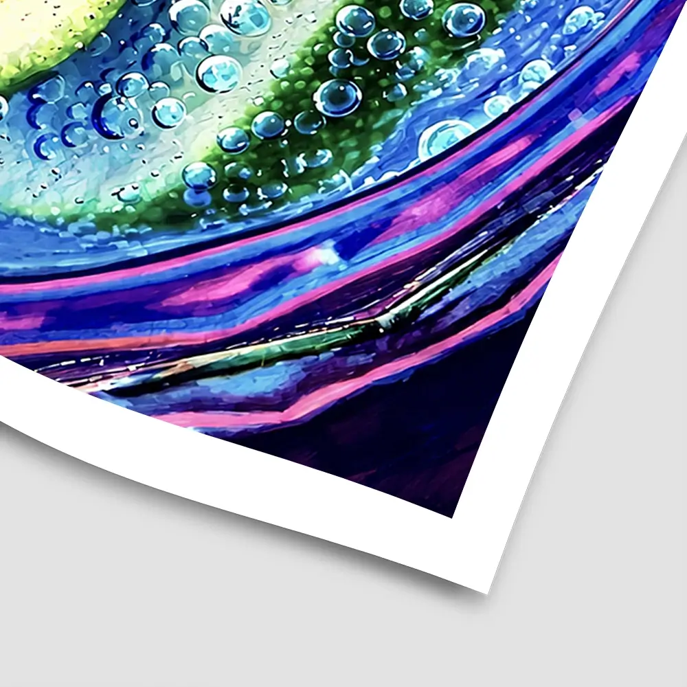 Gin And Tonic Cocktail Square Art Print Gin And Tonic Cocktail Square Art Print wall art product David Alexander Elder