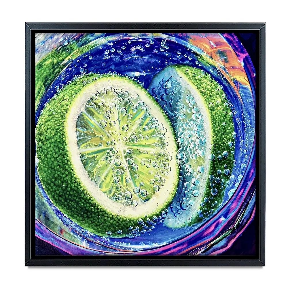 Gin And Tonic Cocktail Square Canvas Print Gin And Tonic Cocktail Square Canvas Print wall art product David Alexander Elder