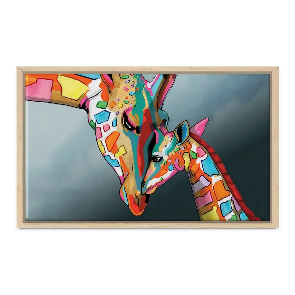 Giraffe and Calf Canvas Print Giraffe and Calf Canvas Print wall art product Independent