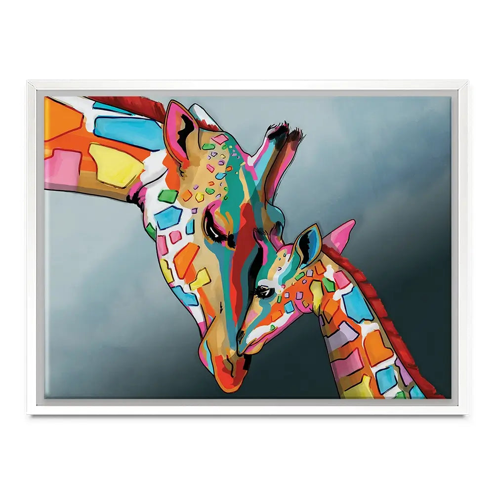 Giraffe and Calf Canvas Print Giraffe and Calf Canvas Print wall art product Independent